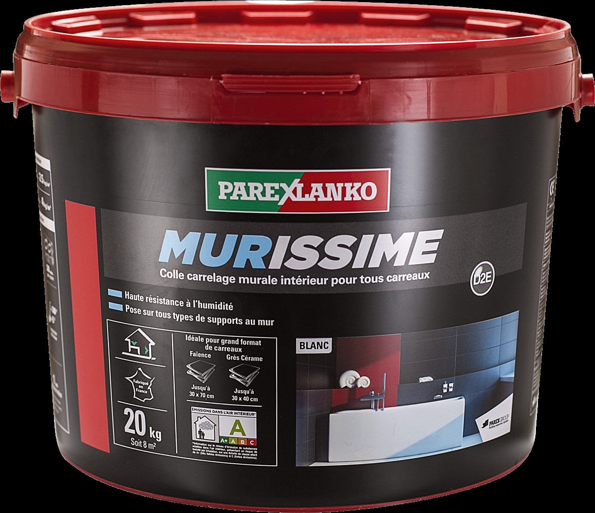 Colle mur & plan de travail en pâte Murissime 20kg - PAREXLANKO
